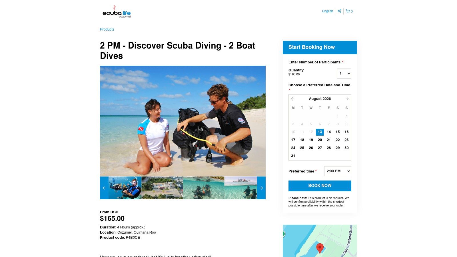2 PM - Discover Scuba Diving - 2 Boat Dives